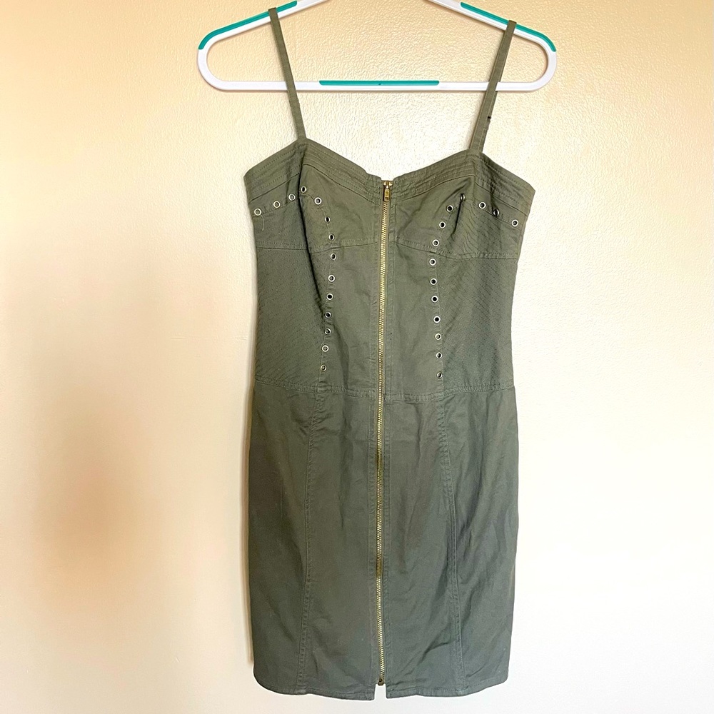 Morgan de Toi Olive Dress